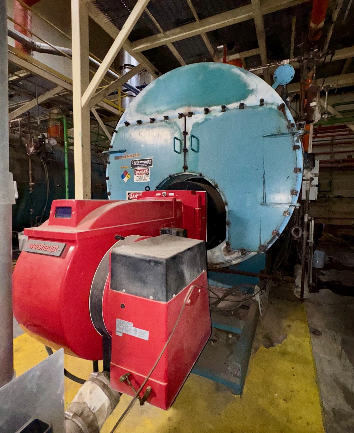 Kewanee w Weishaupt Burner
